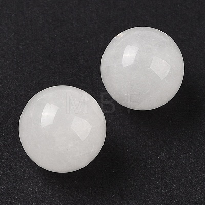 Natural Quartz Crystal No Hole Sphere Beads G-K353-04B-11-1