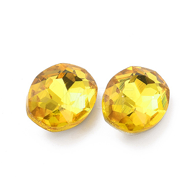 Glass Rhinestone Cabochons GGLA-P002-02A-03-1