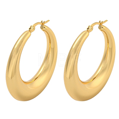 202 Stainless Steel Hoop Earrings EJEW-H003-41G-1