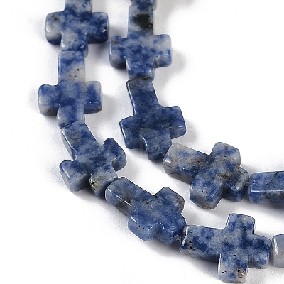 Natural Blue Spot Jasper Beads Strands G-I369-A03-02-1