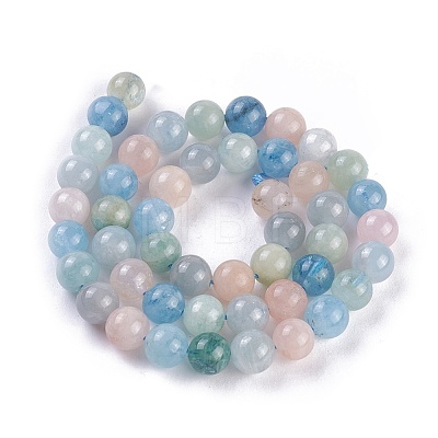 Natural Morganite Beads Strands G-I247-03C-1