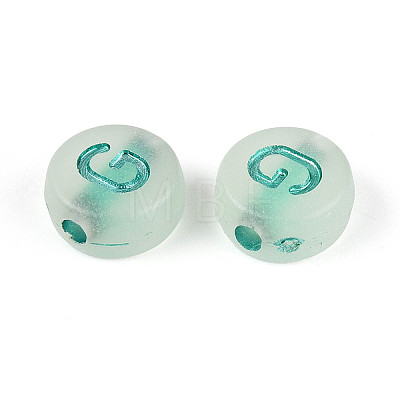 Luminous Frosted Acrylic Beads FACR-T008-02G-1