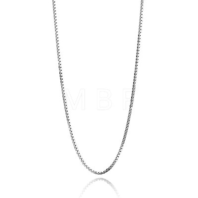 Brass Box Chains Necklaces MAK-BB62661-H-1