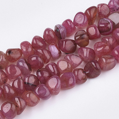 Natural Dragon Veins Agate Beads Strands G-S349-28F-1