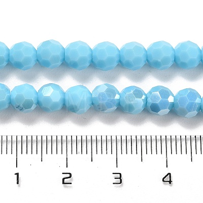 Opaque Glass Beads Stands X-EGLA-A035-P6mm-B08-1