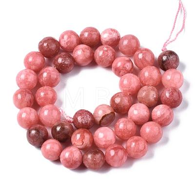 Natural Chalcedony Beads Strands G-S333-10mm-007-1