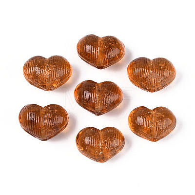 Handmade Gold Sand Lampwork Beads LAMP-T026-02A-03-1