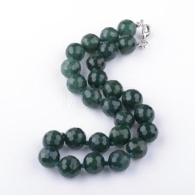 Natural Jade Beaded Necklaces NJEW-Q307-14mm-10-1