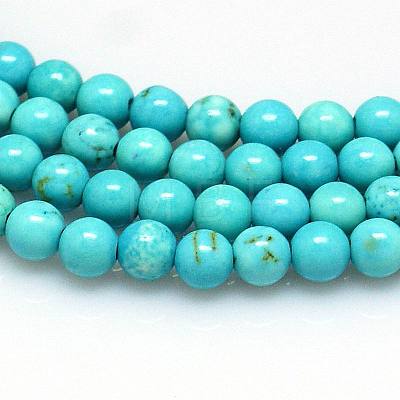 Natural Magnesite Beads Strands TURQ-G103-10mm-01-1