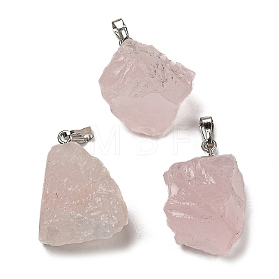 Raw Rough Natural Mixed Stone Pendants G-M405-02P-1