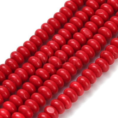 Synthetic Turquoise Beads Strands G-Z110-B01-2x4mm-02-1