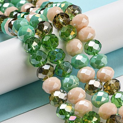 Glass Beads Strands EGLA-A034-M10mm-51-1