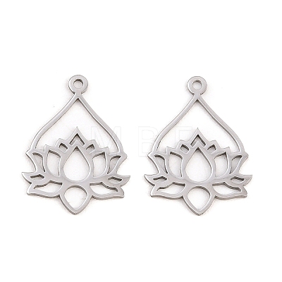 Buddhist 304 Stainless Steel Pendants STAS-E521-03P-1
