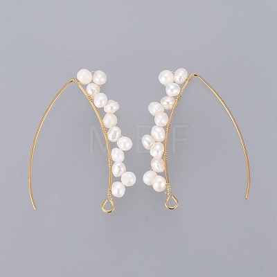 PVD Vacuum Plating 304 Stainless Steel Earring Hooks EJEW-JE03759-1
