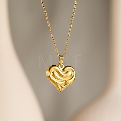 304 Stainless Steel Pendant Necklaces FS-WG18833-05-1