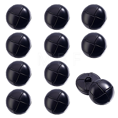 12Pcs Cowhide Shank Buttons BUTT-ME0001-41A-1