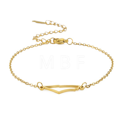 304 Stainless Steel Link Bracelets FS-WG1ED05-02-1