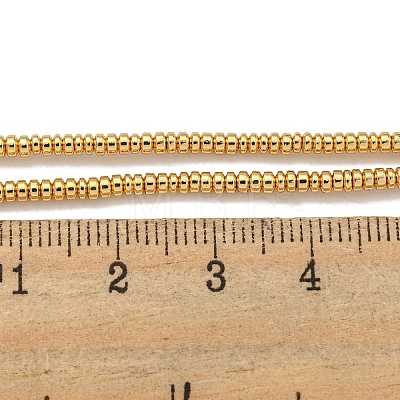 Electroplated Synthetic Non-Magnetic Hematite Beads Strands G-I360-E01-02-1