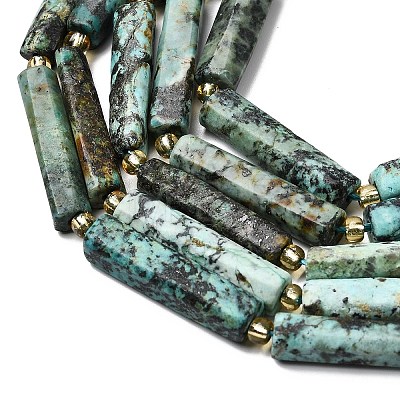 Natural African Turquoise(Jasper) Beads Strands G-D353-A09-1