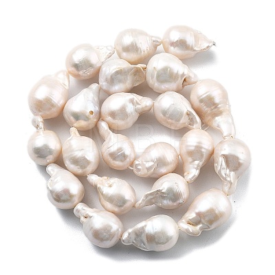Natural Nucleated Pearl Beads Strands PEAR-B004-15I-04A-1