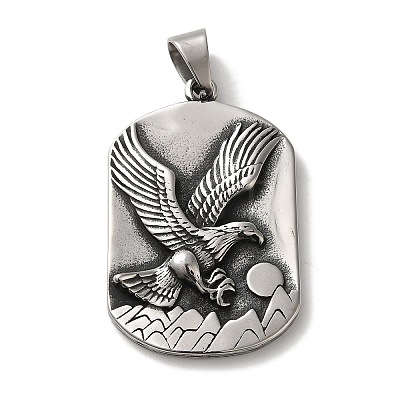 316L Surgical Stainless Steel Big Pendants LS-STAS-H194-02AS-03-1