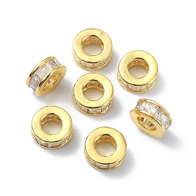 Brass Rhinestone Beads KK-P232-21G-1