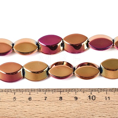 Electroplate Glass Beads Strands EGLA-Q134-02A-A03-1