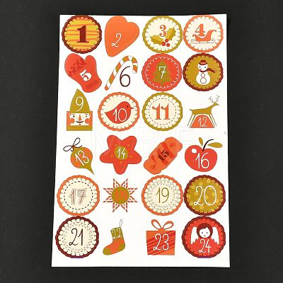 Christmas Theme Stickers DIY-XCP0001-45-1