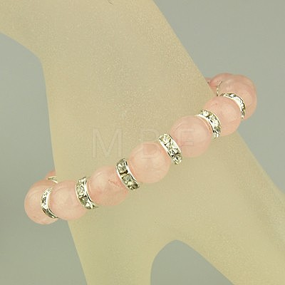 Fashion Gemstone Stretch Bracelets BJEW-JB00889-03-1