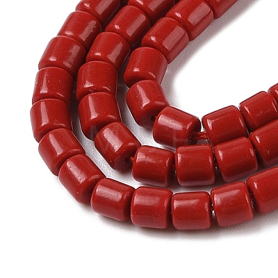 Dyed Synthetic Coral Beads Strands CORA-P010-01-1