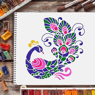 Plastic Reusable Drawing Painting Stencils Templates DIY-WH0172-268-1