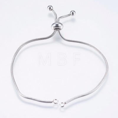 Adjustable 304 Stainless Steel Bracelet Making X-STAS-G169-02P-1
