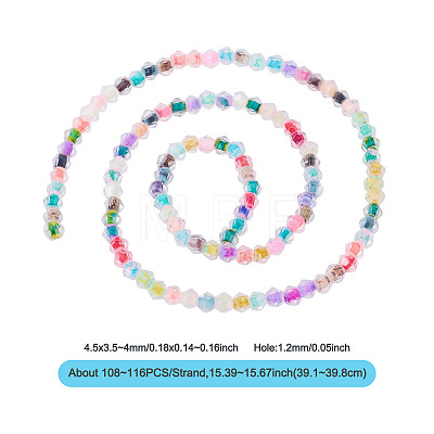 1 Strand Glass Beads Strands LAMP-TADJ0001-04A-1