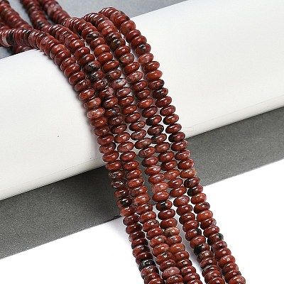 Natural Brecciated Jasper Beads Strands G-K343-C28-01-1