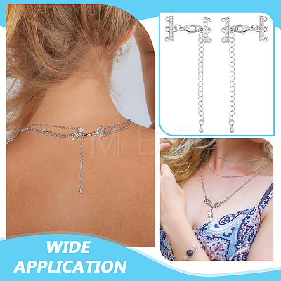 Brass Micro Pave Clear Cubic Zirconia Rectangle Chandelier Component Links FIND-UN00030-1