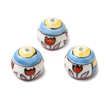 Handmade Porcelain Beads PORC-A034-05A-1