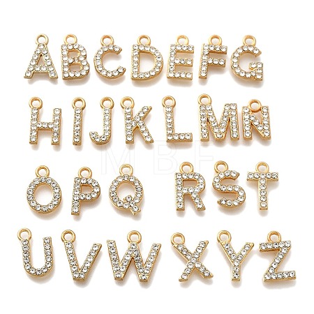 Alloy Rhinestone Charms ENAM-K075-01KCG-1