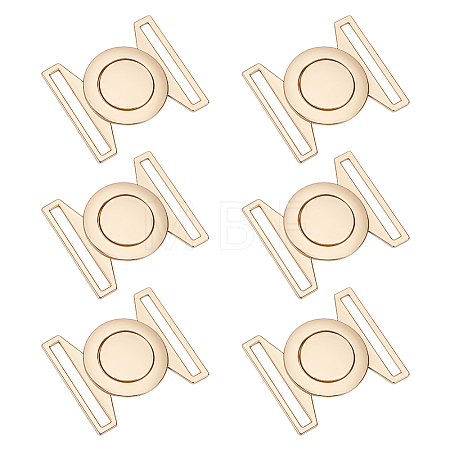6 Sets Zinc Alloy Side Release Buckles FIND-BC0019-63LG-1
