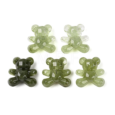 Opaque Acrylic Beads OACR-H038-25A-1