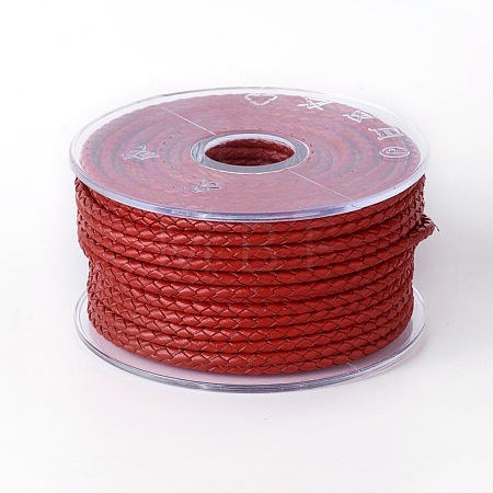 Braided Cowhide Cord WL-I003-3mm-D-04-1