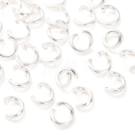 Brass Open Jump Rings KK-G604-08S-14-1