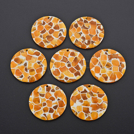 Cellulose Acetate(Resin) Pendants KY-N015-022-03-1