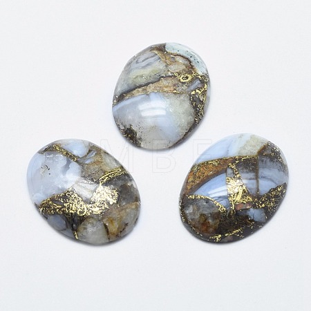 Chalcedony Cabochons G-E464-42D-1
