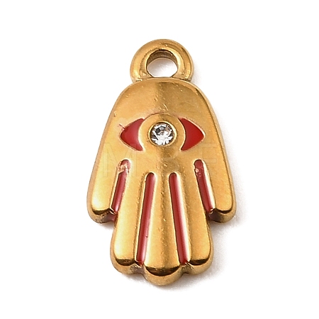 304 Stainless Steel Enamel Pendants STAS-Z199-01G-03-1