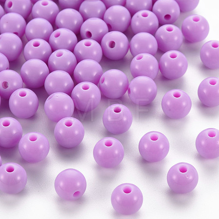 Opaque Acrylic Beads MACR-S370-C8mm-A03-1