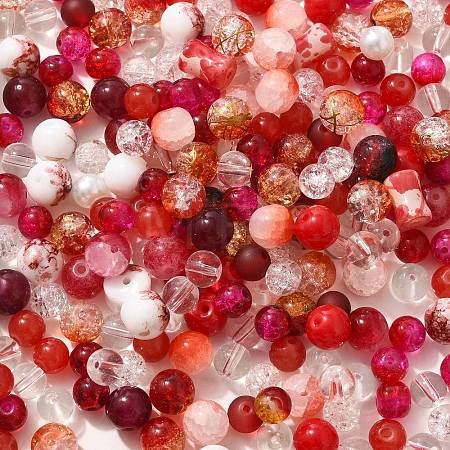 Mixed Style Glass Beads GLAA-XCP0012-02L-1