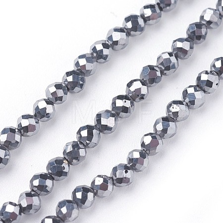 Terahertz Stone Beads Strands G-F619-18-3mm-1