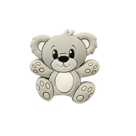 Koala Silicone Beads PW-WG08626-03-1