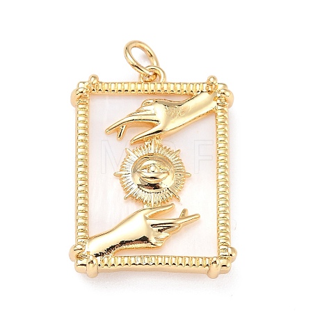 Brass Pendants KK-G402-44G-1