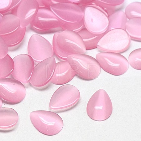 Cat Eye Cabochons CE-J001-6x8mm-12-1